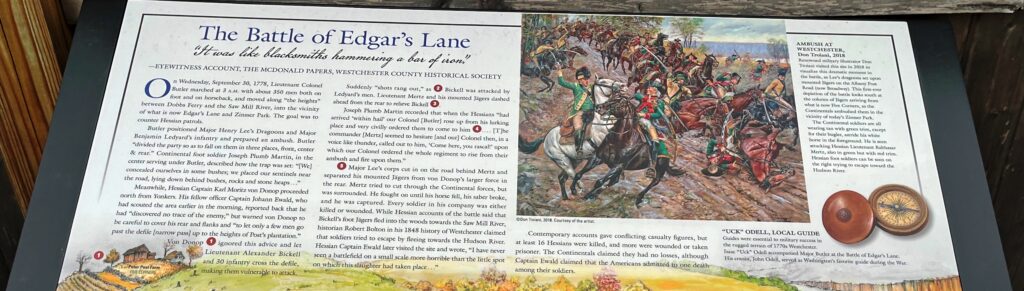 THE BATTLE OF EDGAR’S LANE WAR MEMORIAL PANEL