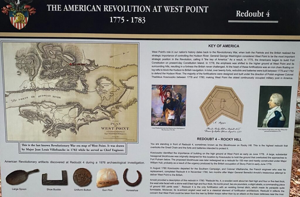 THE AMERICAN REVOLUTION AT WEST POINT MEMORIAL PANEL