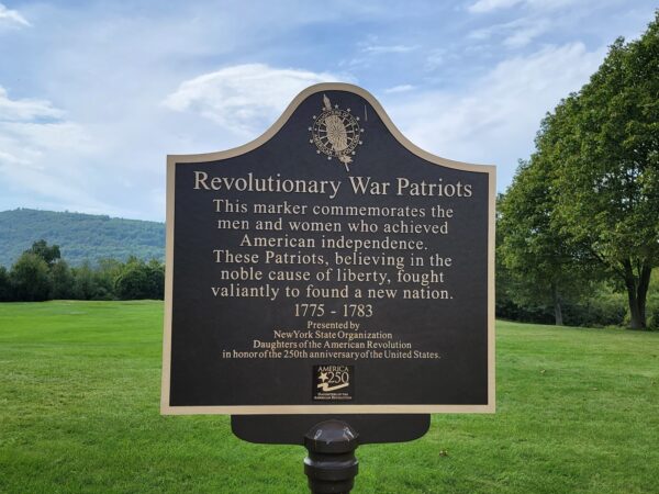 REVOLUTIONARY WAR PATRIOTS NEW YORK STATE MEMORIAL MARKER