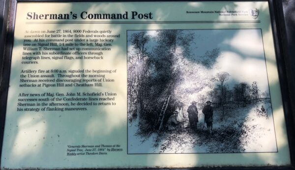 SHERMAN’S COMMAND POST WAR MEMORIAL PANEL