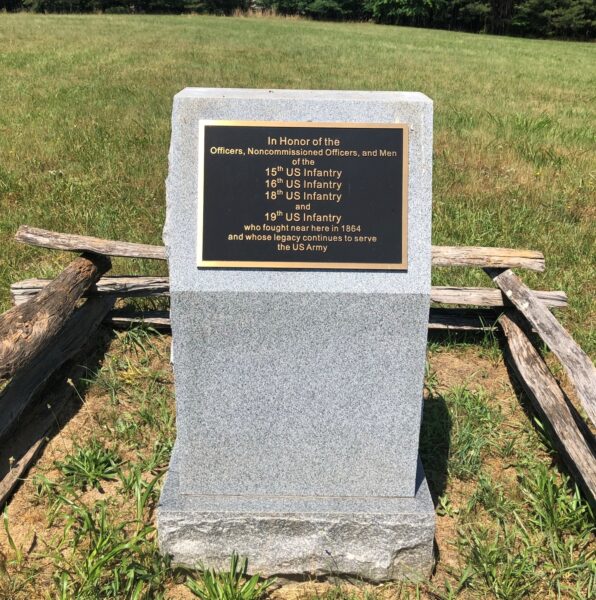15TH, 16TH, 18TH AND 19TH US INFANTRY 1864 MEMORIAL