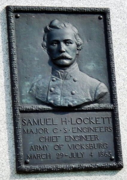 SAMUEL H. LOCKET WAR MEMORIAL BRONZE RELIEF PORTRAIT