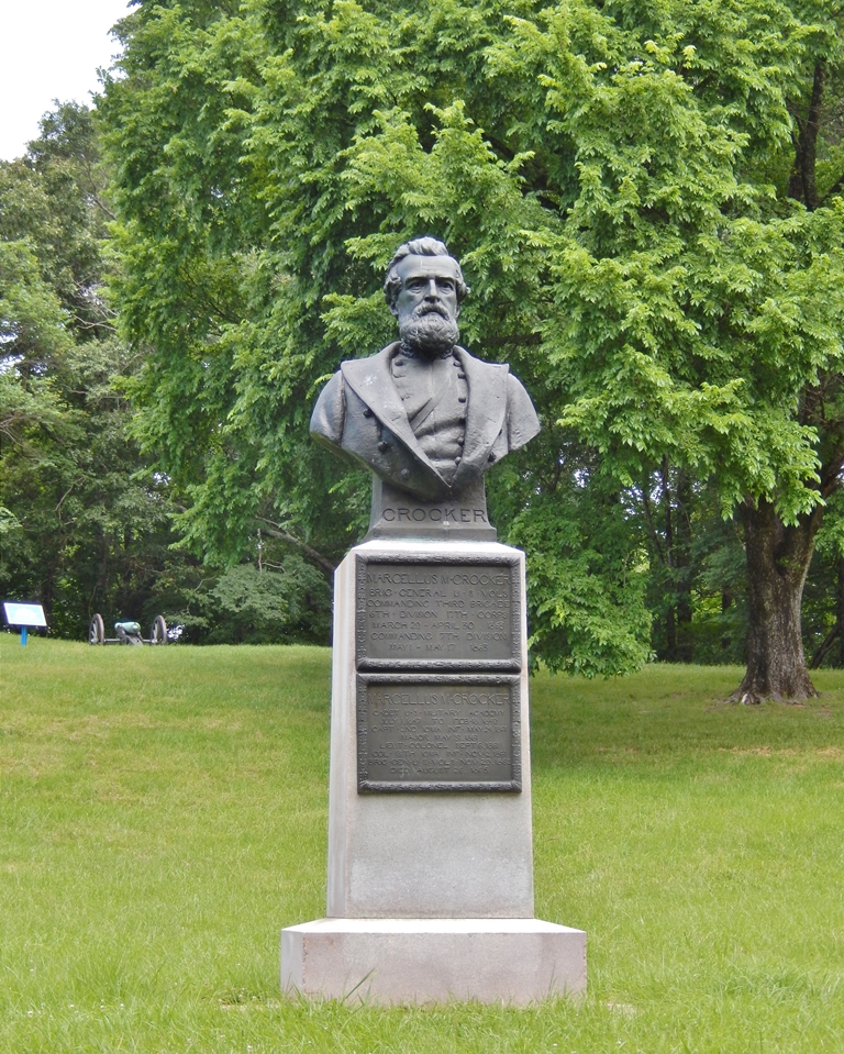 MARCELLUS M. CROCKER WAR MEMORIAL BUST