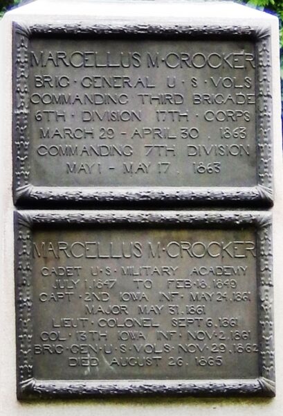 MARCELLUS M. CROCKER WAR MEMORIAL PLAQUES