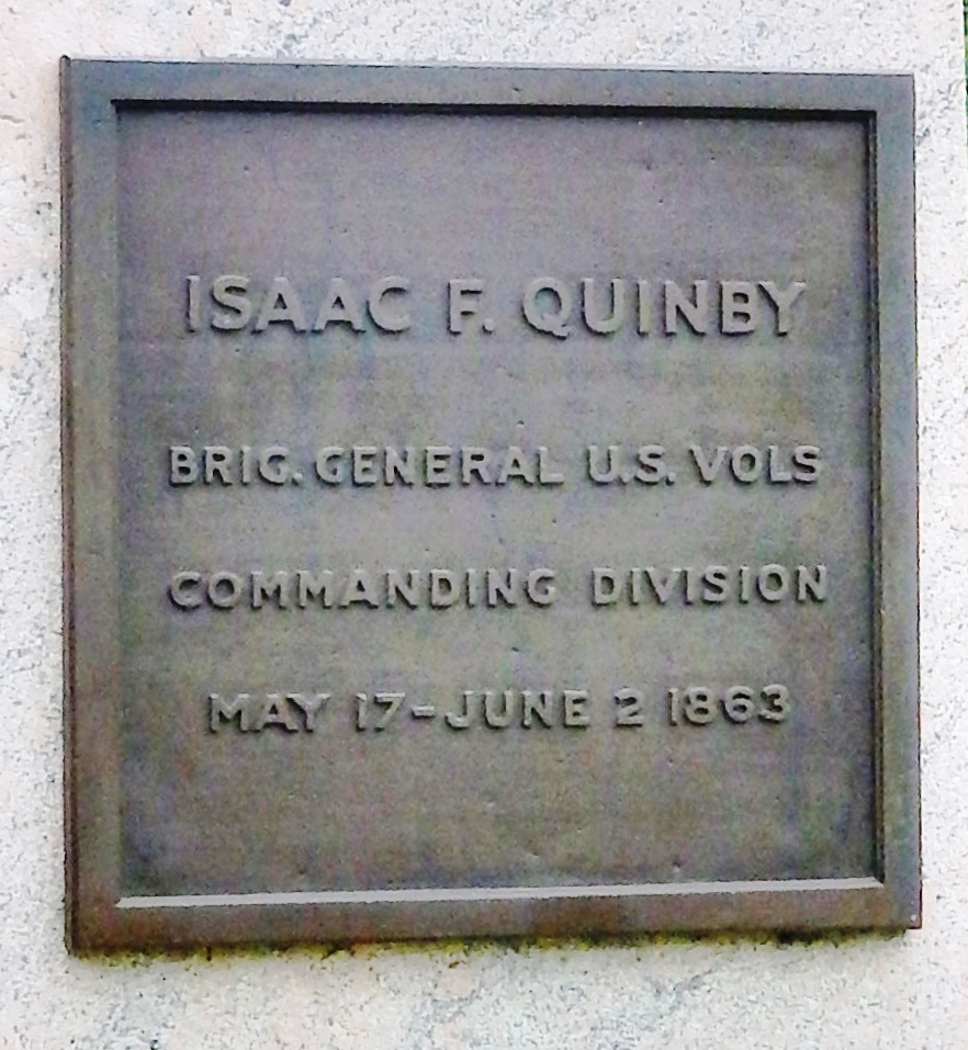 ISAAC F. QUINBY WAR MEMORIAL PLAQUE