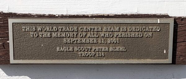 EAGLE SCOUT TROOP 114 SEPTEMBER 11, 2001 MEMORIAL PLAQUE