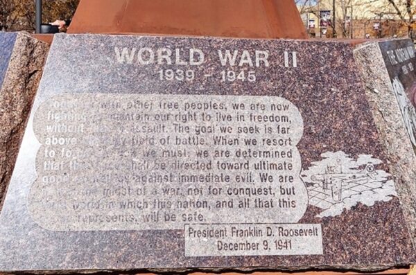 BLACK HILLS VETERANS MEMORIAL SIDE B