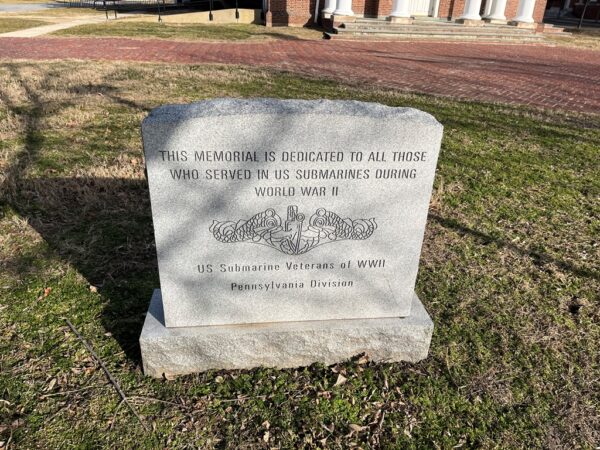 PENNSYLVANIA VETERANS US SUBMARINES WORLD WAR II MEMORIAL