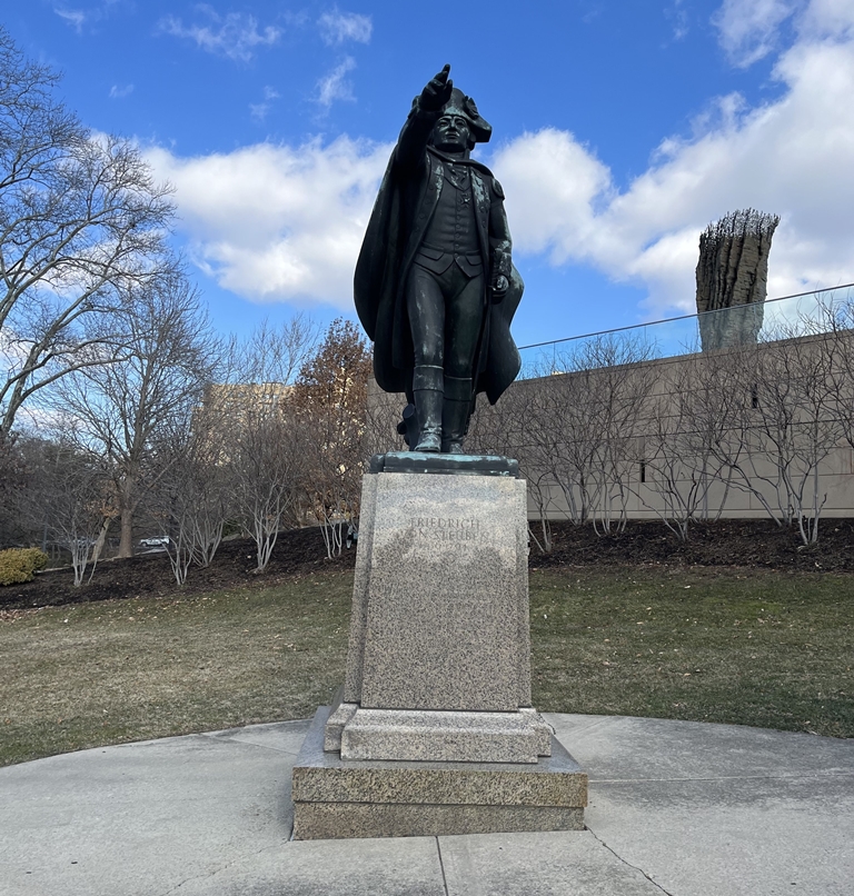 FRIEDRICH VON STEUBEN REVOLUTIONARY WAR MEMORIAL STATUE