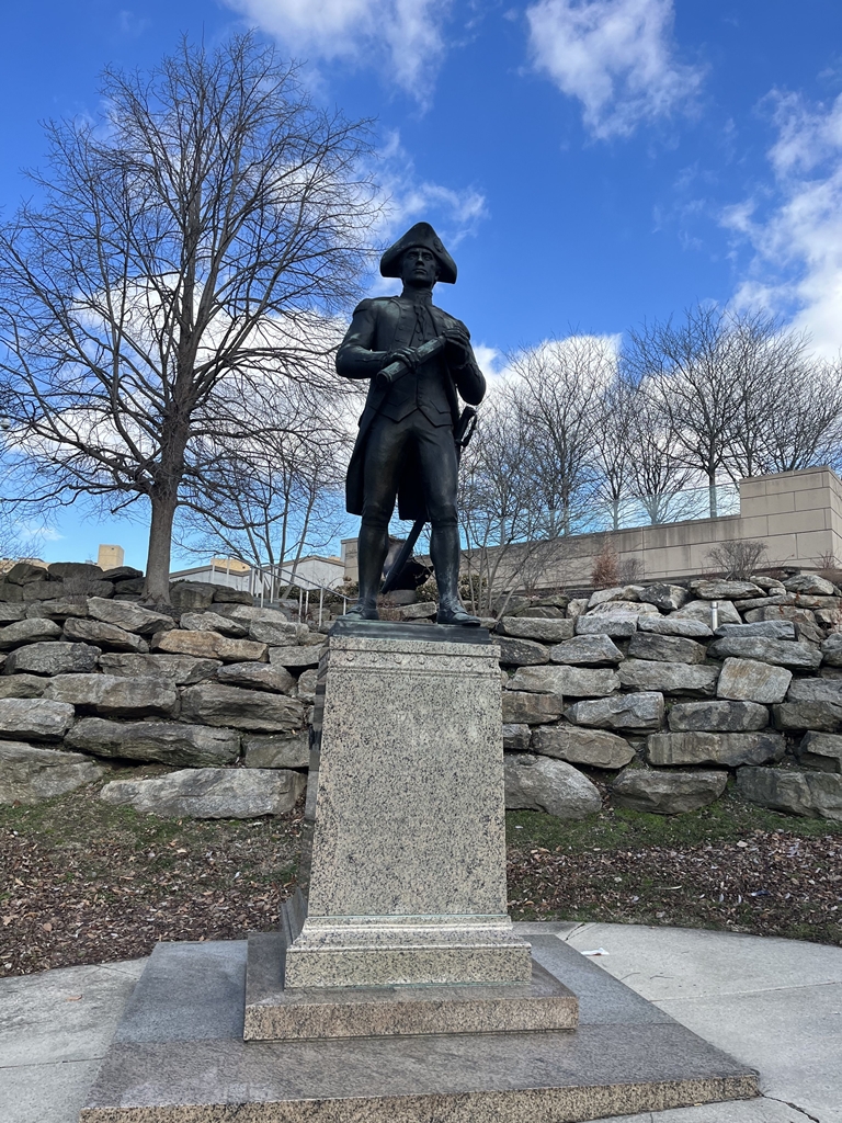 JOHN PAUL JONES REVOLUTIONARY WAR MEMORIAL STATUE