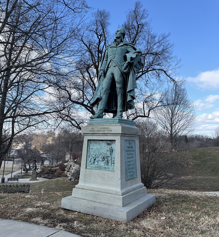 MAJOR GENERAL PETER MULENBERG REVOLUTIONARY WAR MEMORIAL