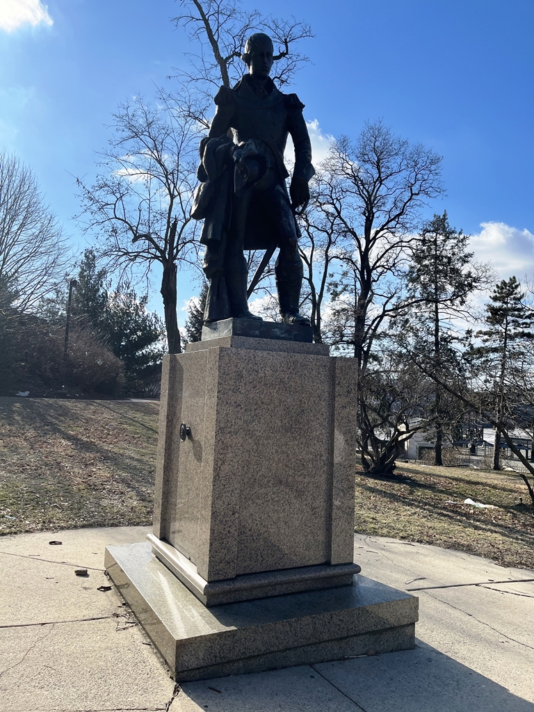 GENERAL RICHARD MONTGOMERY REVOLUTIONARY WAR MEMORIAL STATUE