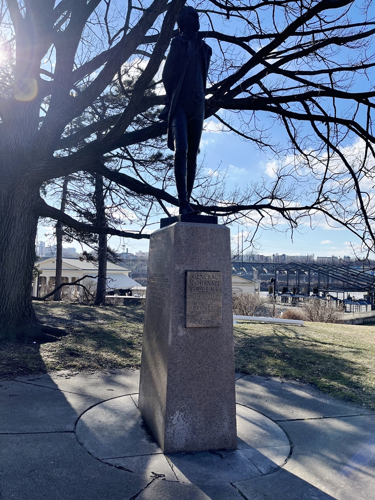 GENERAL NATHANAEL GREENE REVOLUTIONARY WAR MEMORIAL STATUE