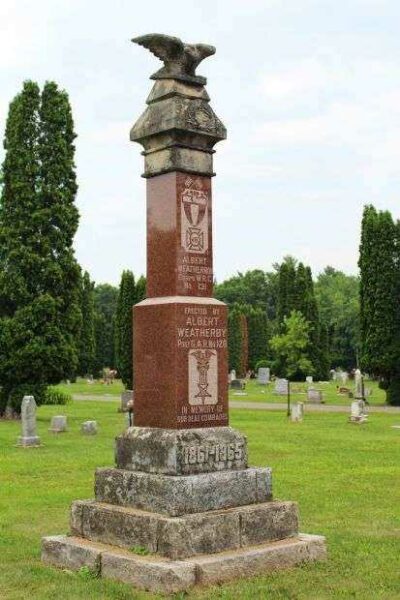 LAKE VIEW CEMETERY G.A.R. CIVIL WAR MEMORIAL