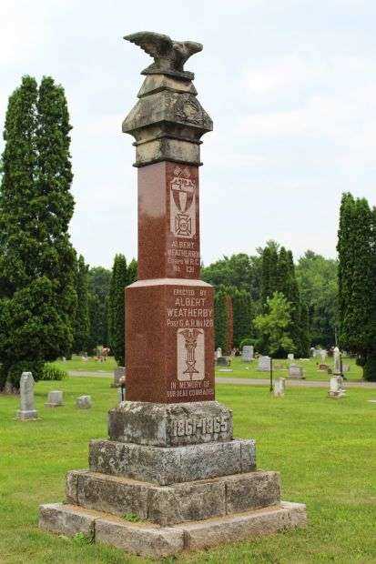 LAKE VIEW CEMETERY G.A.R. CIVIL WAR MEMORIAL
