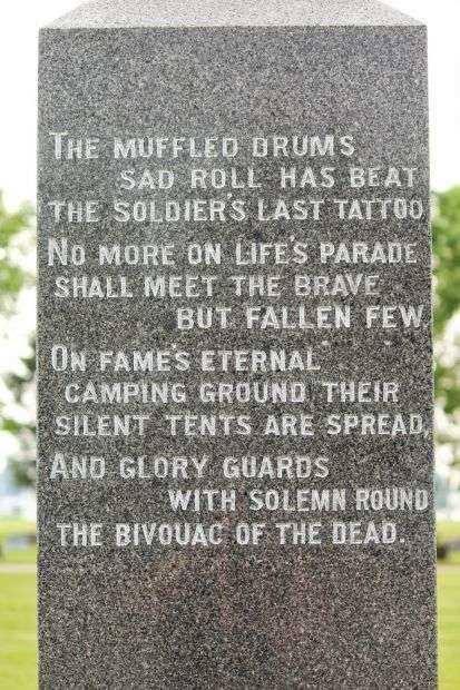 WAYSIDE CEMETERY G.A.R. CIVIL WAR MEMORIAL PLAQUE