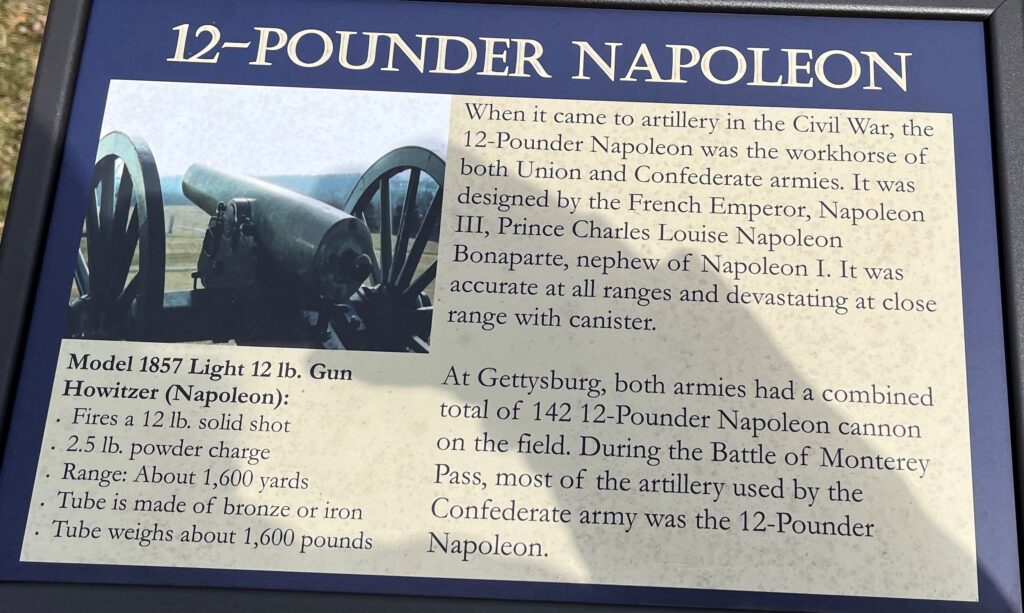 12-POUNDER NAPOLEON WAR MEMORIAL PLAQUE