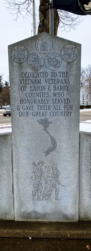 EATON & BARRY COUNTIES VIETNAM VETERANS MEMORIAL CENTER STONE