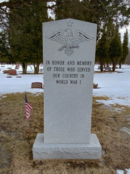 DIMONDALE CEMETERY WORLD WAR I MEMORIAL