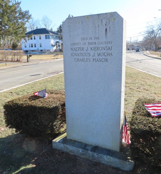 WALTER F. WESGAN SQUARE MEMORIAL STONE BACK