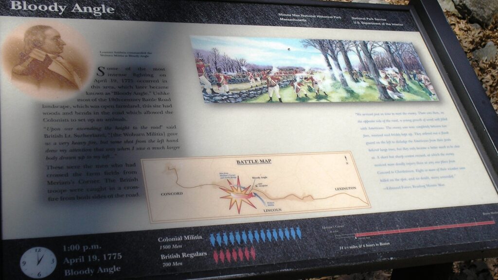 BLOODY ANGLE REVOLUTIONARY WAR MEMORIAL PANEL