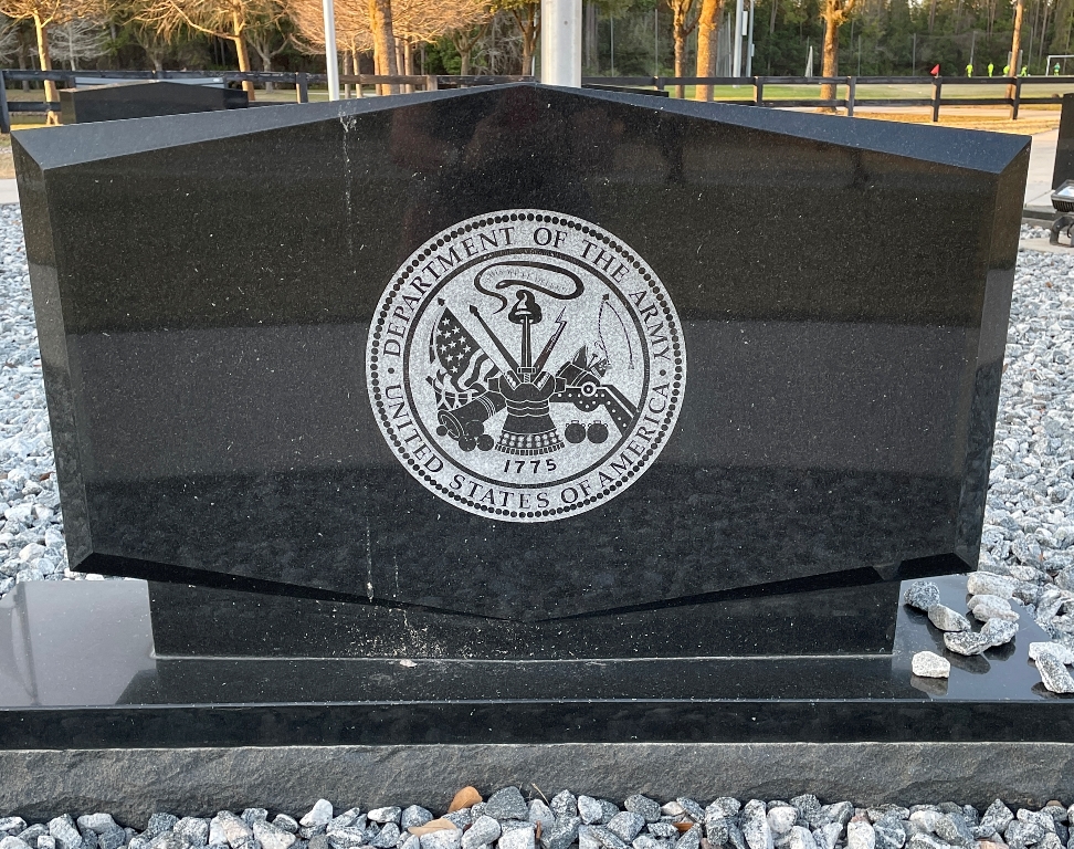 ST. JOHNS COUNTY VETERANS MEMORIAL STONE B