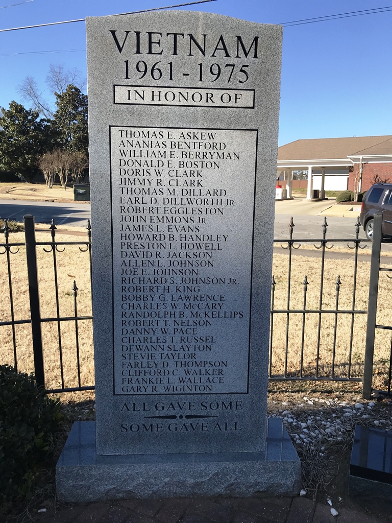 COLBERT COUNTY VIETNAM WAR MEMORIAL