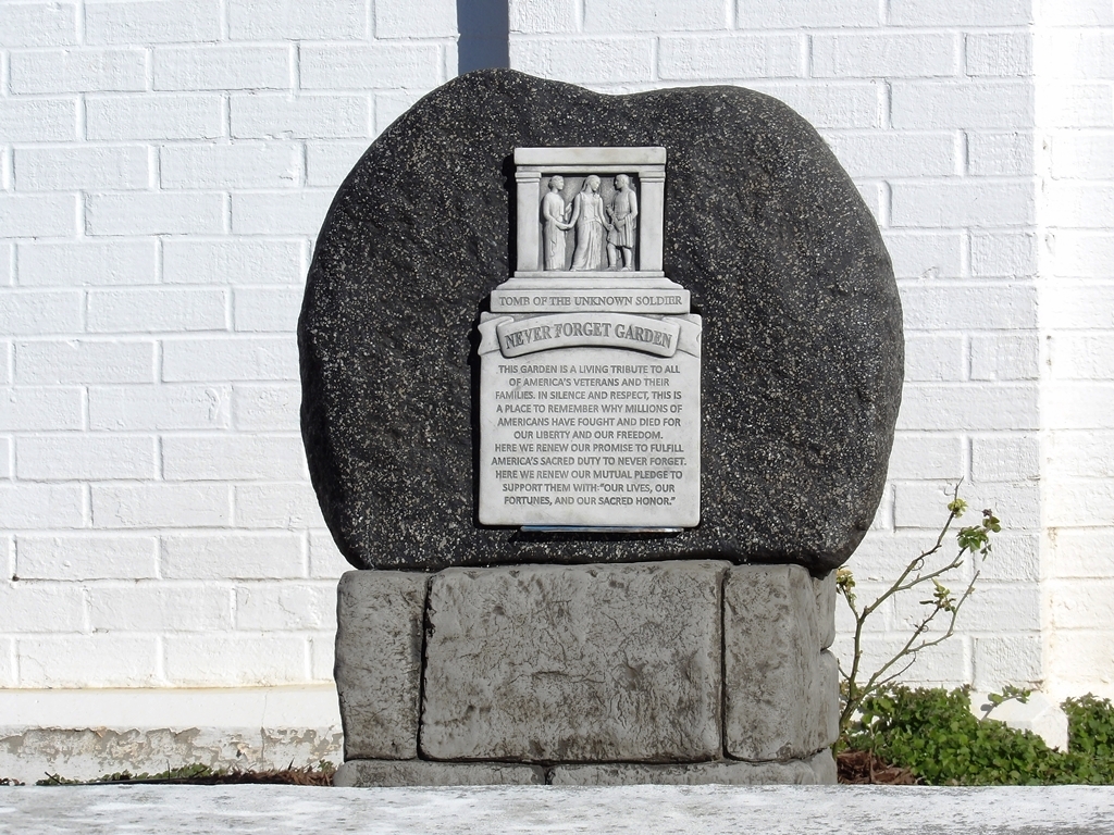 TUSCUMBIA NEVER FORGET GARDEN MEMORIAL