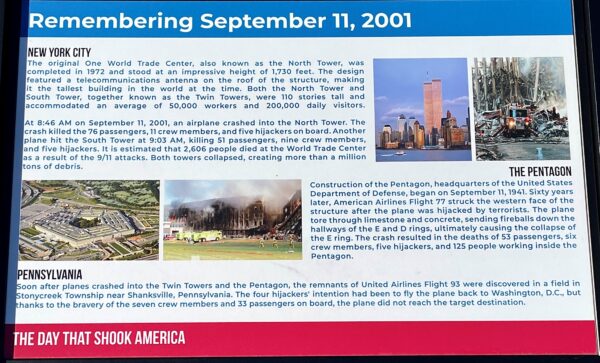 CHESAPEAKE REMEMBERING SEPTEMBER 11, 2001 MEMORIAL PANEL B