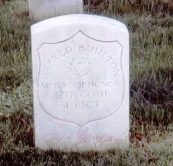 ALFRED B. HILTON MEDAL OF HONOR MEMORIAL GRAVESTONE