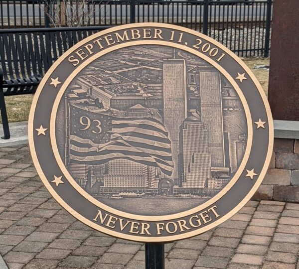 BUTLER SEPTEMBER 11, 2001 MEMORIAL PLAQUE