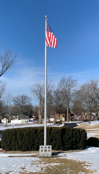 WATERLOO, IL VETERANS MEMORIAL FLAGPOLE