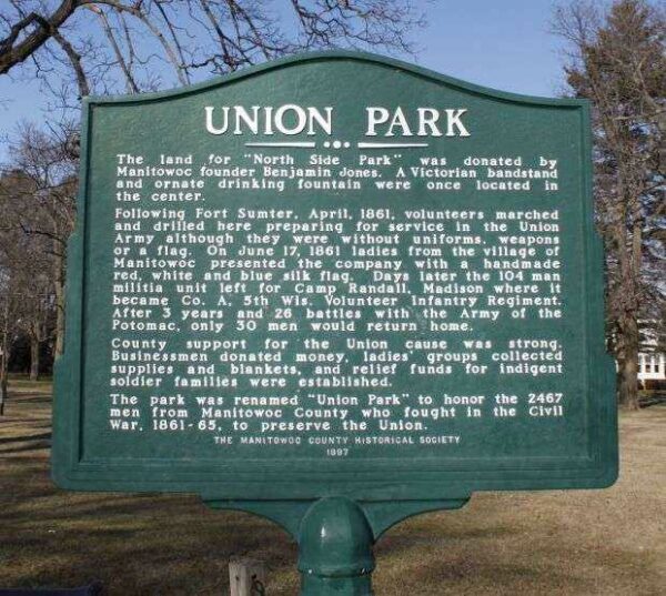 UNION PARK MEMORIAL MARKER