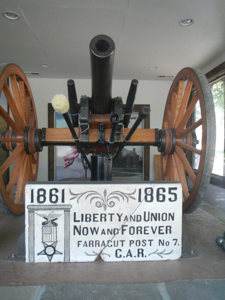 A CIVIL WAR CANNON MEMORIAL