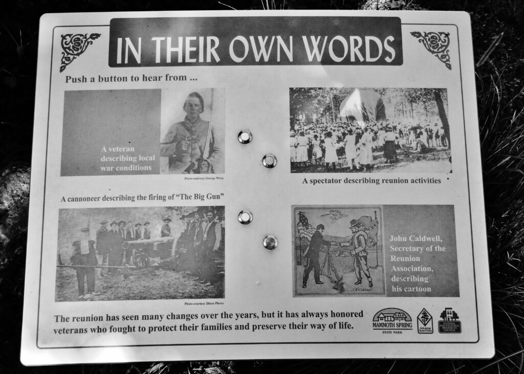 IN THEIR OWN WORDS WAR MEMORIAL PLAQUE