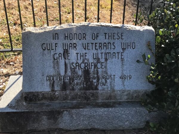 COLBERT COUNTY GULF WAR MEMORIAL
