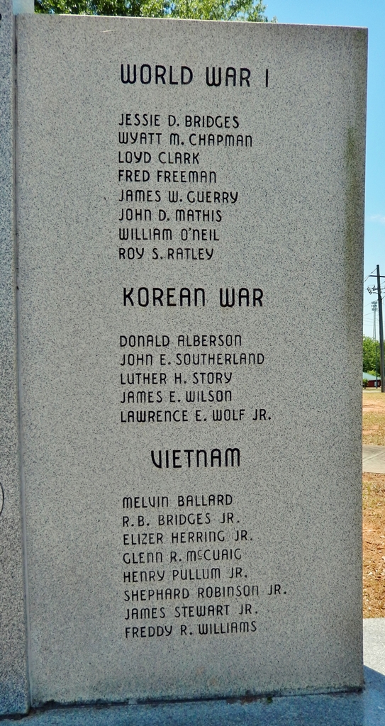 LUTHER H. STORY MEDAL OF HONOR WAR MEMORIAL RIGHT STONE