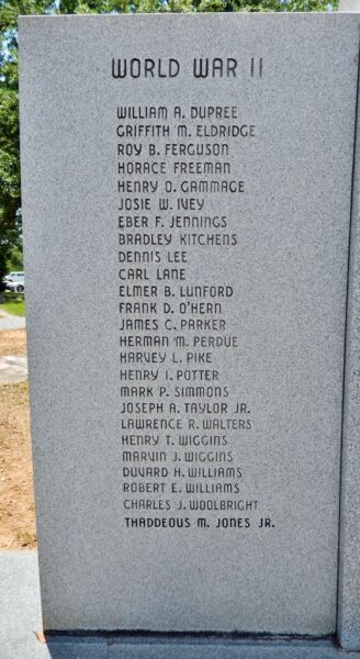 LUTHER H. STORY MEDAL OF HONOR WAR MEMORIAL LEFT STONE