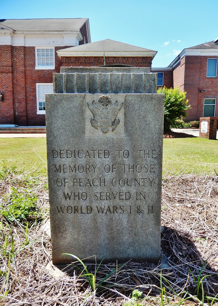 PEACH COUNTY WORLD WARS I & II MEMORIAL