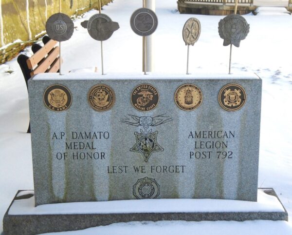 CORPORAL ANTHONY P. DAMATO MEDAL OF HONOR WAR MEMORIAL