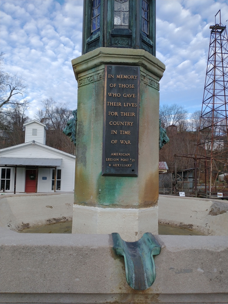 AMERICAN LEGION POST #21 SUPREME SACRIFICE WAR MEMORIAL