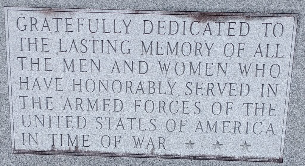 GILMER COUNTY, WV VETERANS MEMORIAL STONE