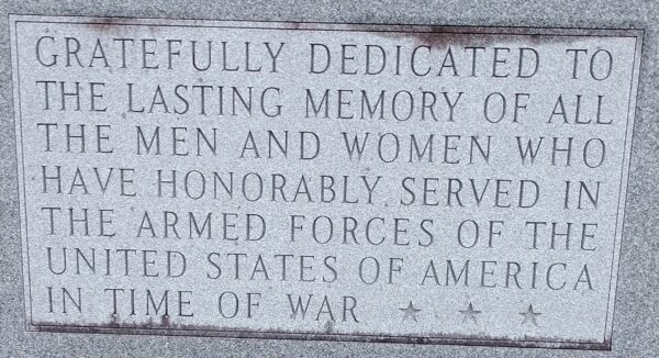 GILMER COUNTY, WV VETERANS MEMORIAL STONE