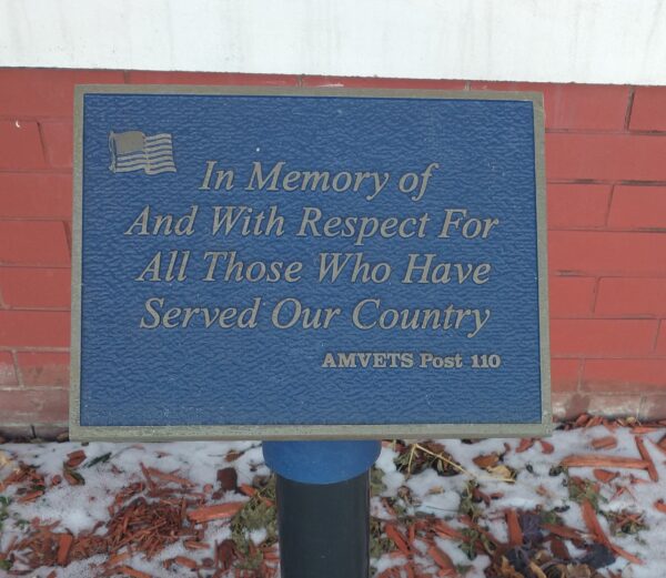 AMVETS POST 110 ALL VETERANS MEMORIAL