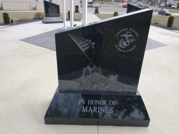 IN HONOR OF MARINES WAR MEMORIAL FRONT