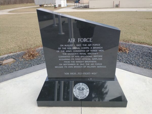 IN HONOR OF AIR FORCE WAR MEMORIAL BACK