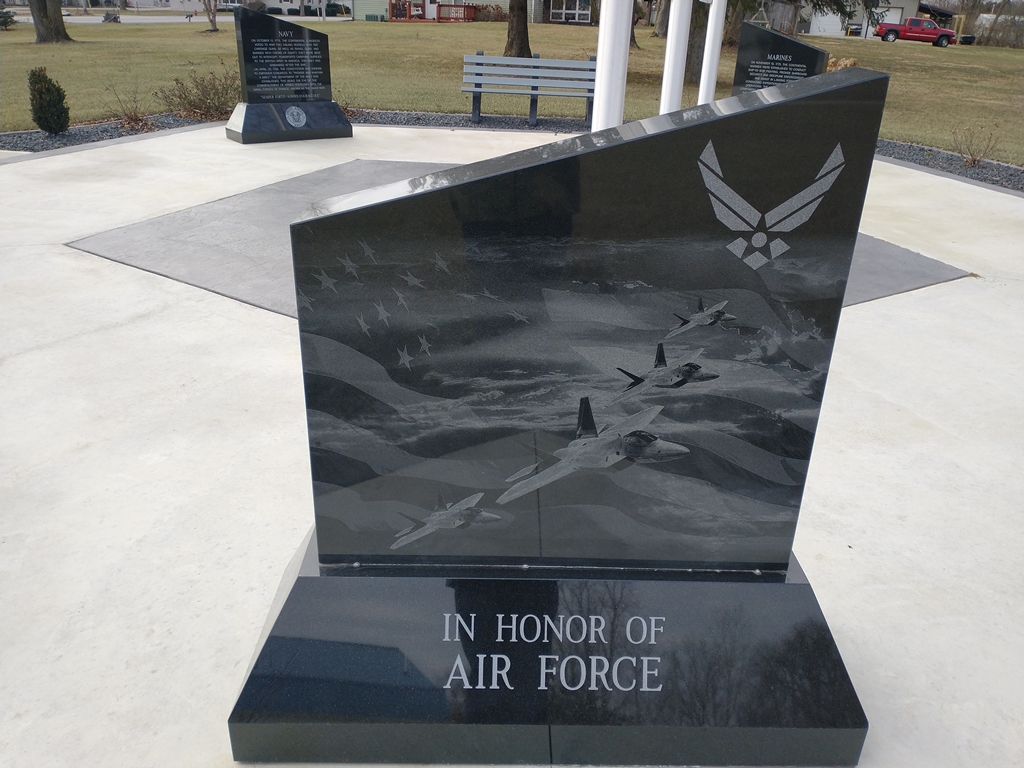 IN HONOR OF AIR FORCE WAR MEMORIAL FRONT