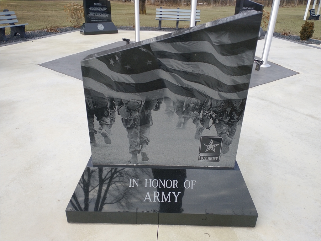 IN HONOR OF ARMY WAR MEMORIAL FRONT