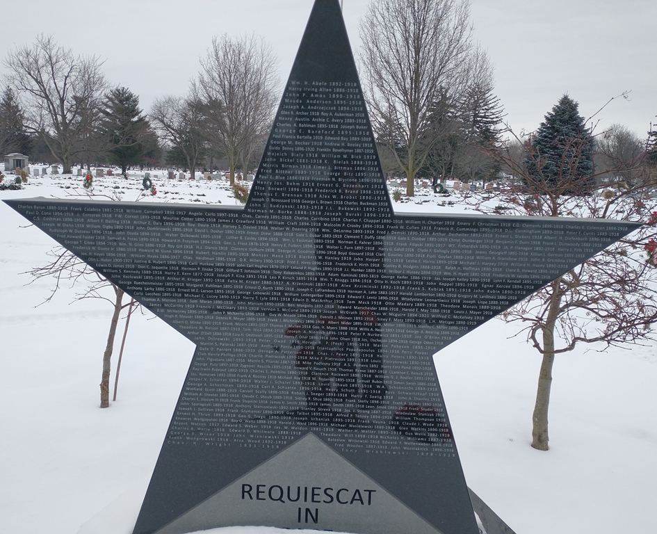 REQUIESCAT IN PEACE WAR MEMORIAL CLOSE-UP