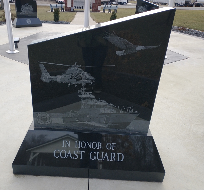 ROCKFORD IN HONOR OF COAST GUARD MEMORIAL FRONT